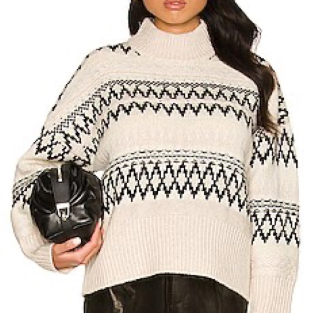 Rag & Bone willow fair isle turtleneck sweater